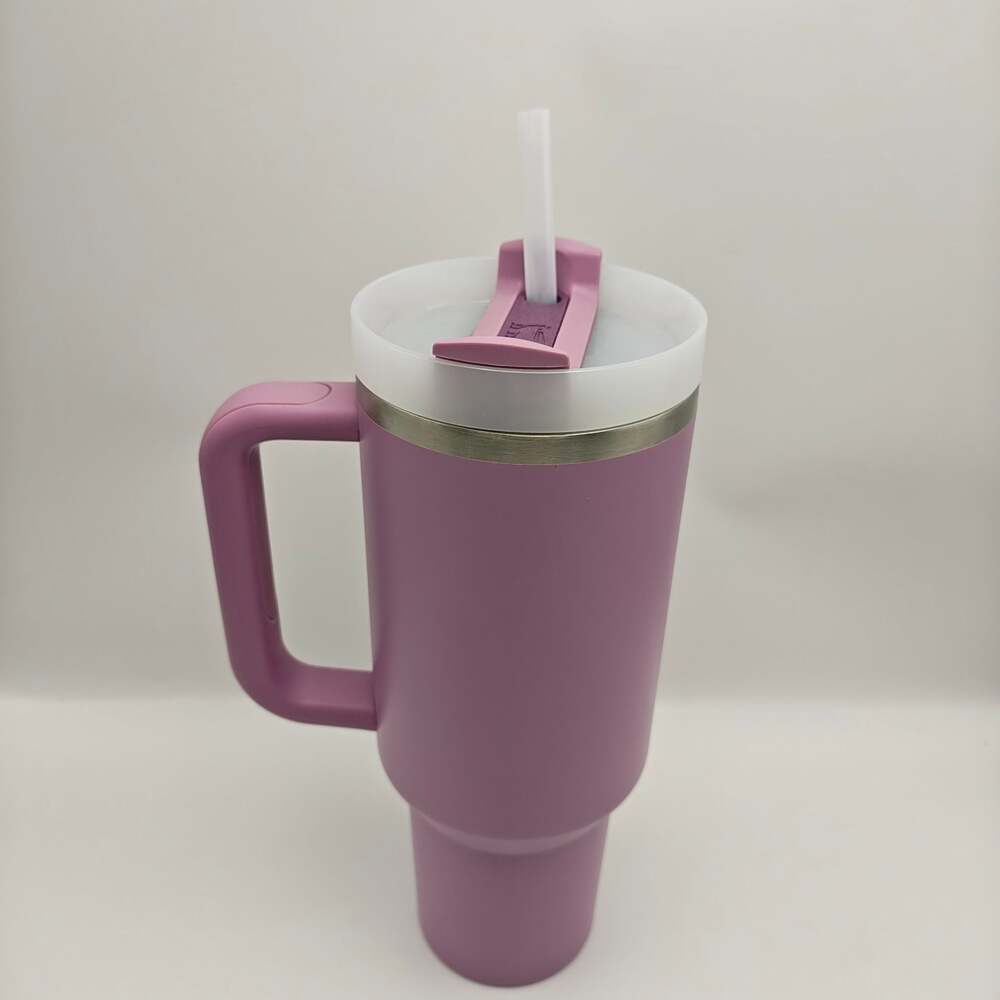 Stanley Quencher H2.0 FlowState Tumbler Cup 40 oz Lilac Purple Stainless Mug NWT - Picture 4 of 7